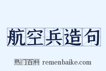 航空兵造句是什么意思的图片
